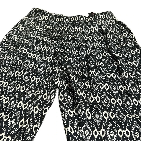 Dex  Y2K pull on harem print pants,Small,NWT. boho,balloon pants,xtra pleat,zip - Picture 6 of 11